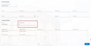 Search address scrn print search address scrn print